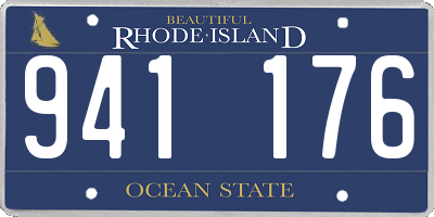 RI license plate 941176