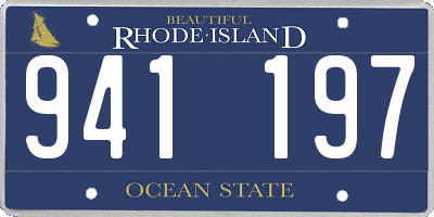 RI license plate 941197