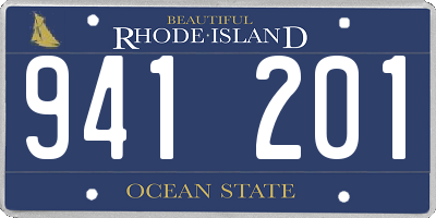 RI license plate 941201