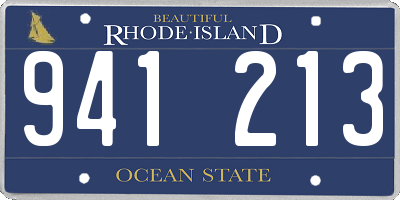 RI license plate 941213