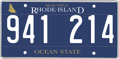 RI license plate 941214