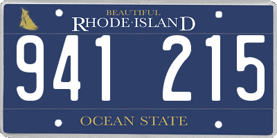 RI license plate 941215