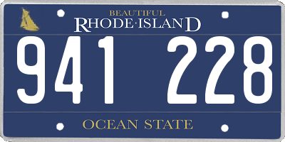 RI license plate 941228