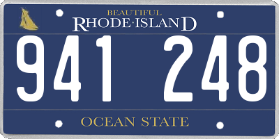 RI license plate 941248