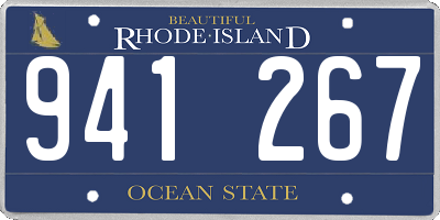 RI license plate 941267