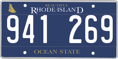 RI license plate 941269