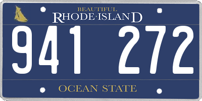 RI license plate 941272