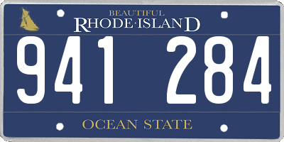 RI license plate 941284