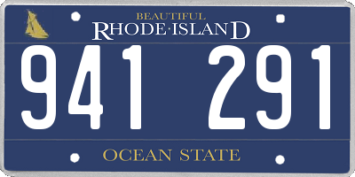 RI license plate 941291