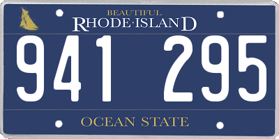 RI license plate 941295