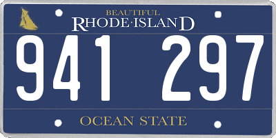 RI license plate 941297
