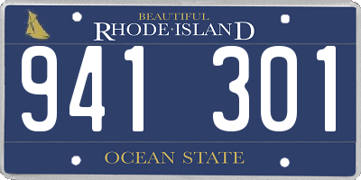 RI license plate 941301