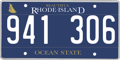 RI license plate 941306