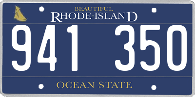 RI license plate 941350