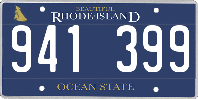 RI license plate 941399