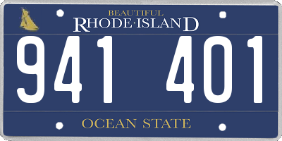 RI license plate 941401