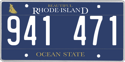 RI license plate 941471