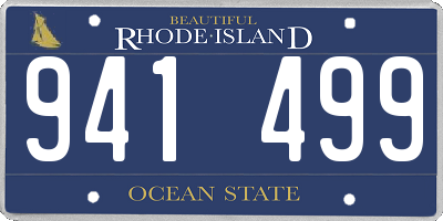 RI license plate 941499