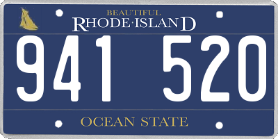 RI license plate 941520