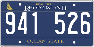 RI license plate 941526