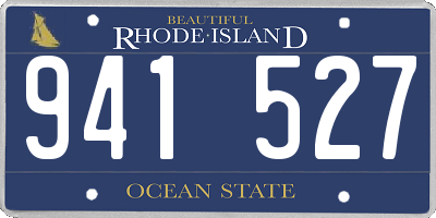 RI license plate 941527
