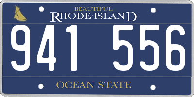 RI license plate 941556
