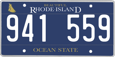RI license plate 941559