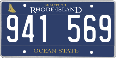 RI license plate 941569