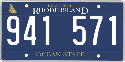 RI license plate 941571