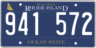 RI license plate 941572