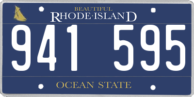 RI license plate 941595