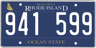 RI license plate 941599