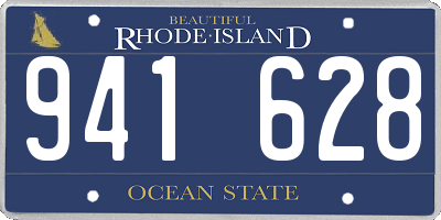 RI license plate 941628
