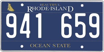 RI license plate 941659