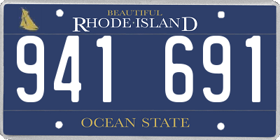 RI license plate 941691