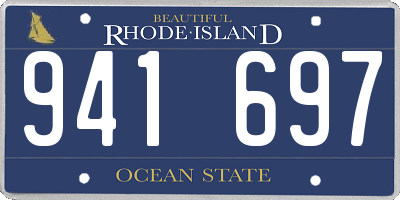 RI license plate 941697