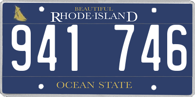 RI license plate 941746