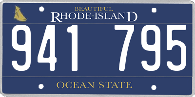RI license plate 941795