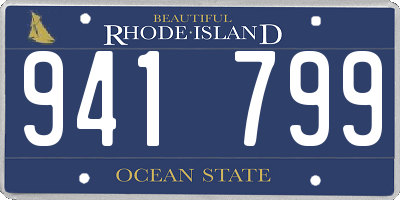 RI license plate 941799