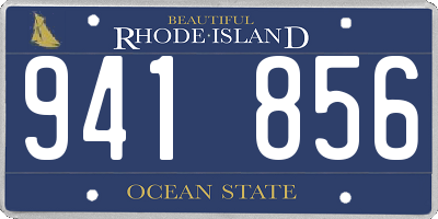 RI license plate 941856