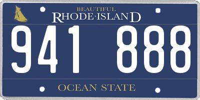 RI license plate 941888