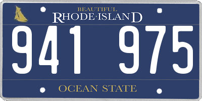 RI license plate 941975