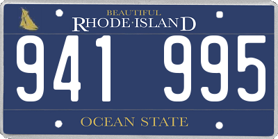RI license plate 941995