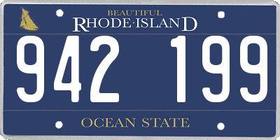 RI license plate 942199