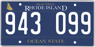 RI license plate 943099