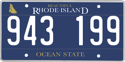 RI license plate 943199