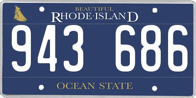 RI license plate 943686