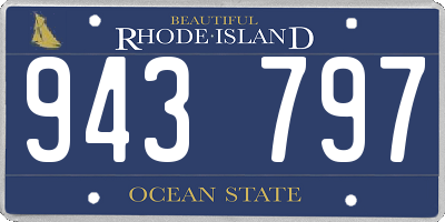RI license plate 943797