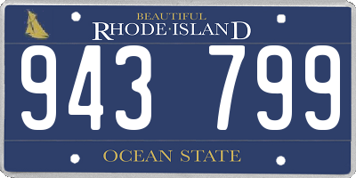 RI license plate 943799