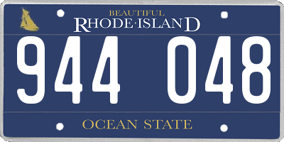 RI license plate 944048